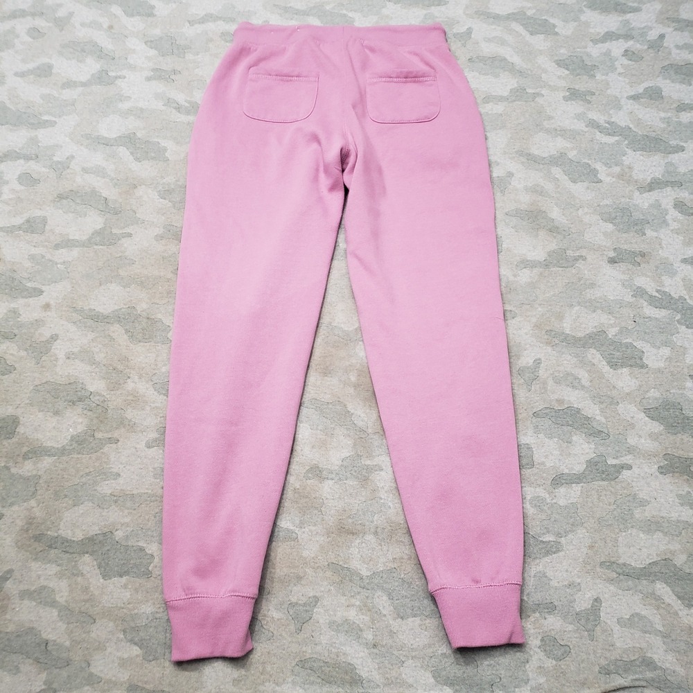 Alo Jogger Pants Womens Small Pink Fleece Drawstring Gym Fitness Running - Picture 10 of 12